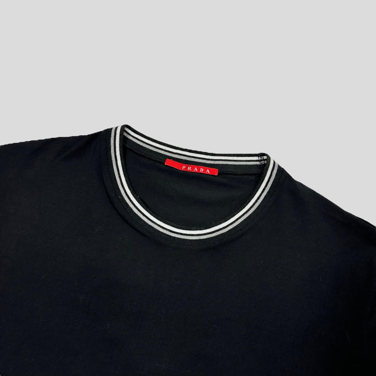 Prada Prada Sport 2007 Red Tab Ringer T-shirt - L Size US L / EU 52-54 / 3 - 2 Thumbnail