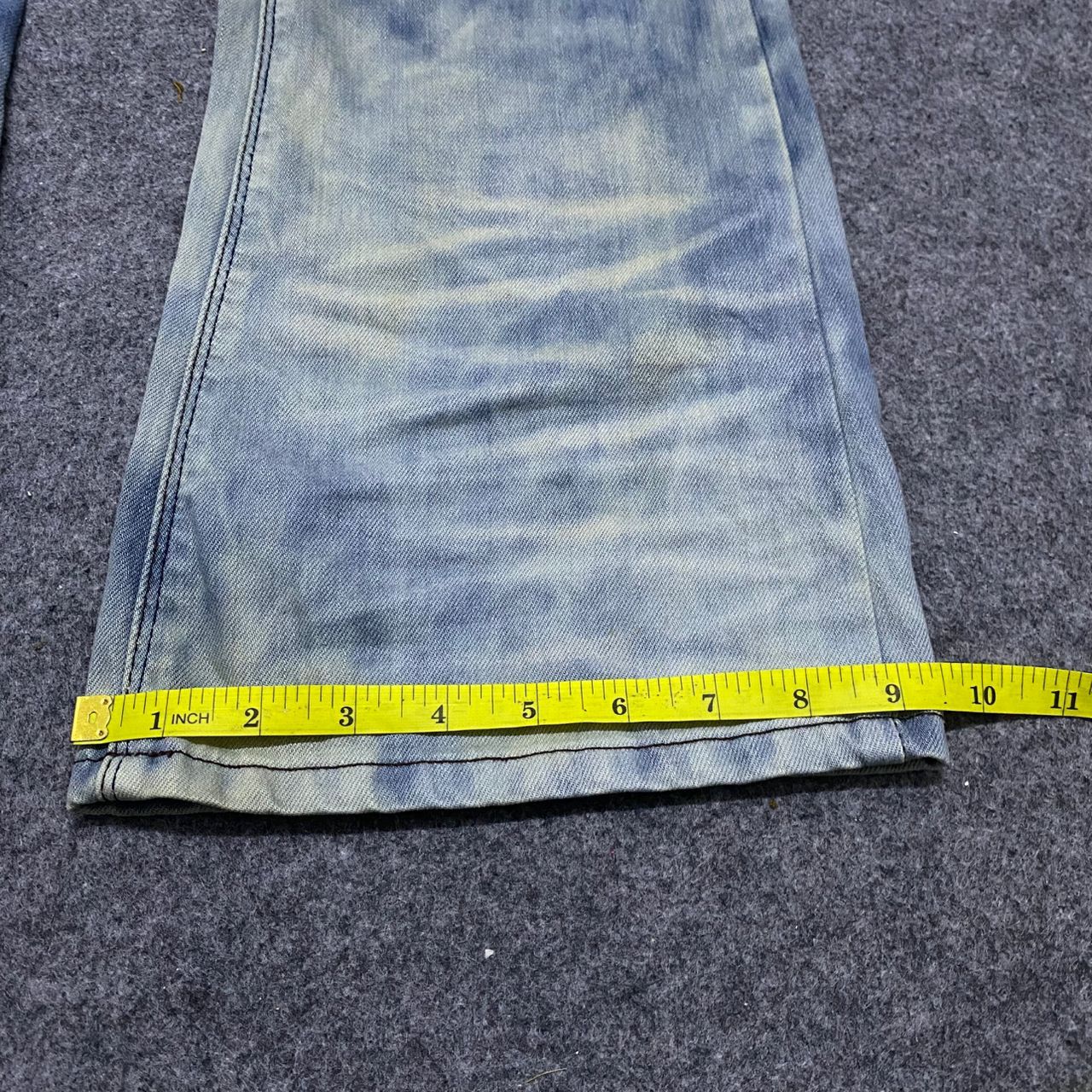 If Six Was Nine 💥Flare💥Vintage Black Crown Japanese Brand Denim Size US 34 / EU 50 - 7 Thumbnail