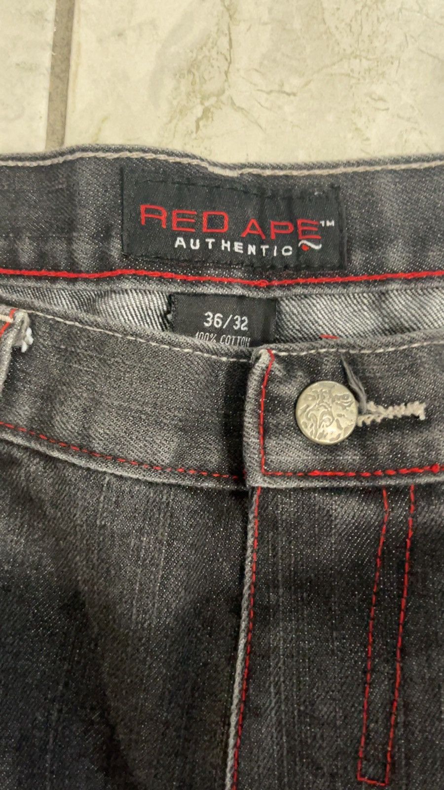 Other × Vintage RED APE DENIM Size US 36 / EU 52 - 2 Thumbnail