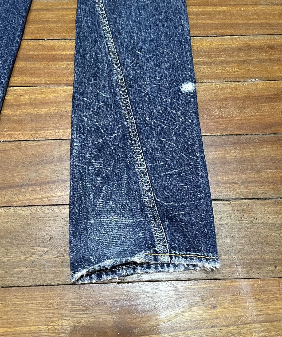 If Six Was Nine Rare Design Vintage Brand Antgauge Double Waist Jeans 1990s Size US 31 - 8 Thumbnail