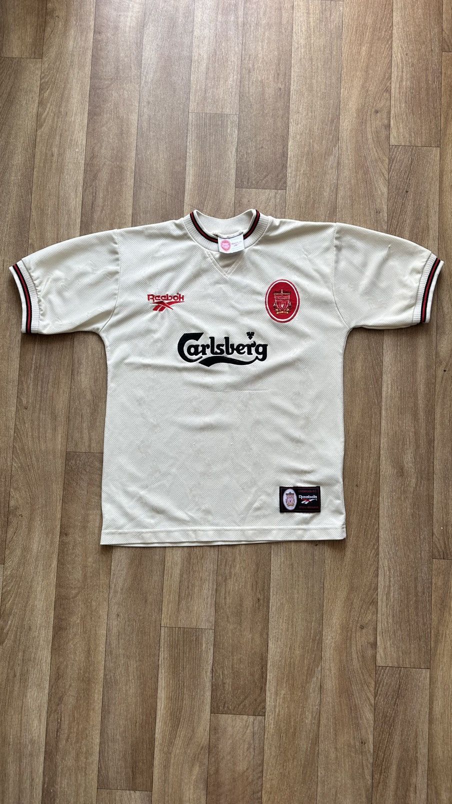 Vintage Vintage Liverpool 1996-1997 Away Jersey Size US S / EU 44-46 / 1 - 2 Thumbnail
