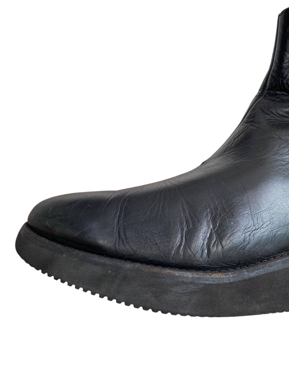 Lad Musician Lad Musician Back Zipper Leather Ankle Boots Size US 11.5 / EU 44-45 - 12 Thumbnail