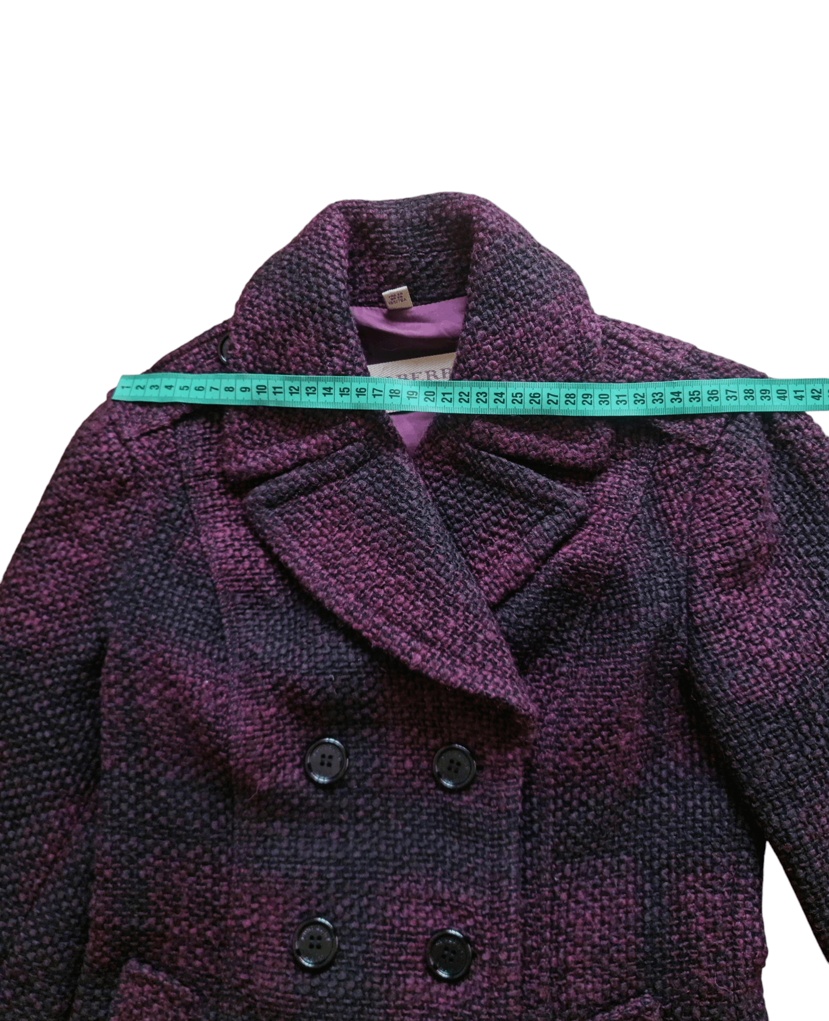 Burberry Burberry Brit Women Plaid PeaCoat nova check Blend Short Size XS / US 0-2 / IT 36-38 - 10 Thumbnail