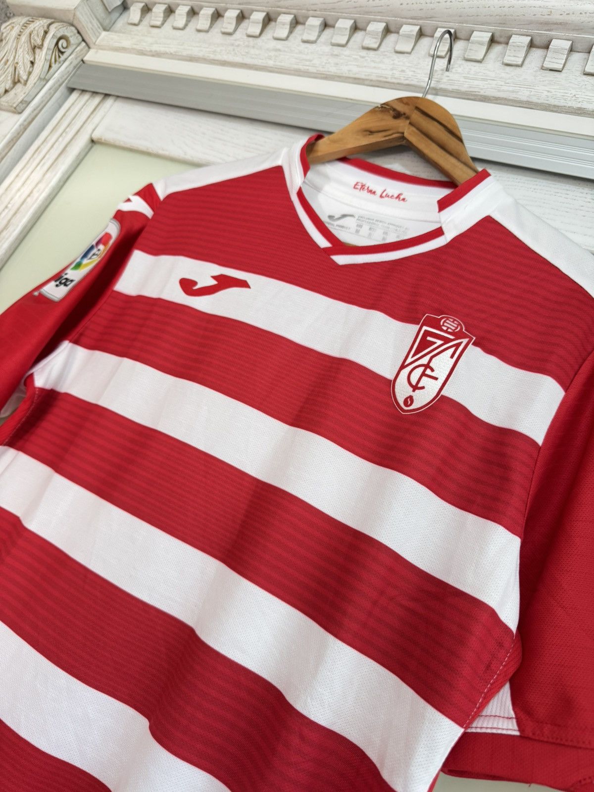Joma Granada 2017-2018 Home Soccer Jersey Football Kit Shirt Size US M / EU 48-50 / 2 - 5 Thumbnail