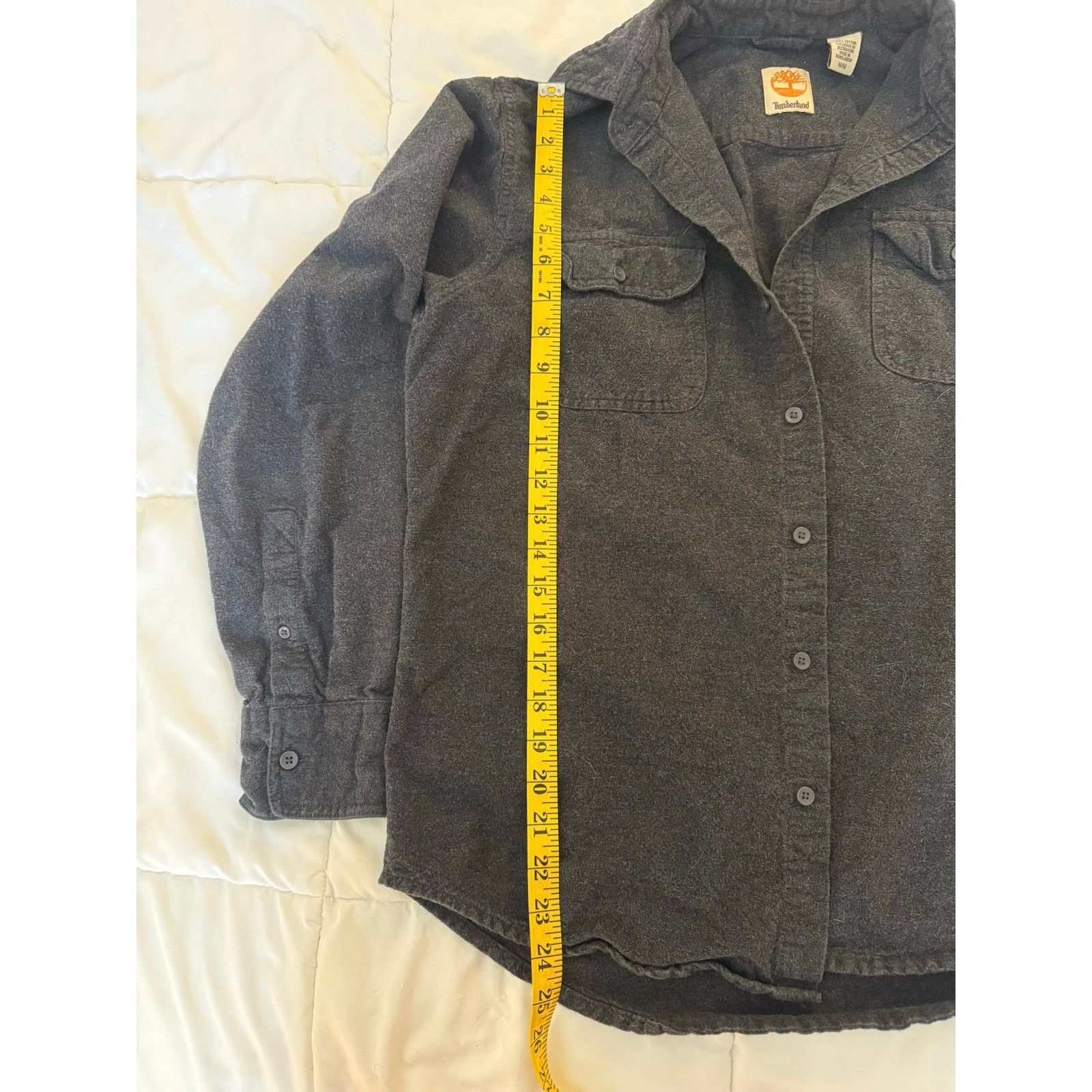 Timberland 100% Cotton Gray Timberland Button Down - Size Medium Size US M / EU 48-50 / 2 - 4 Thumbnail