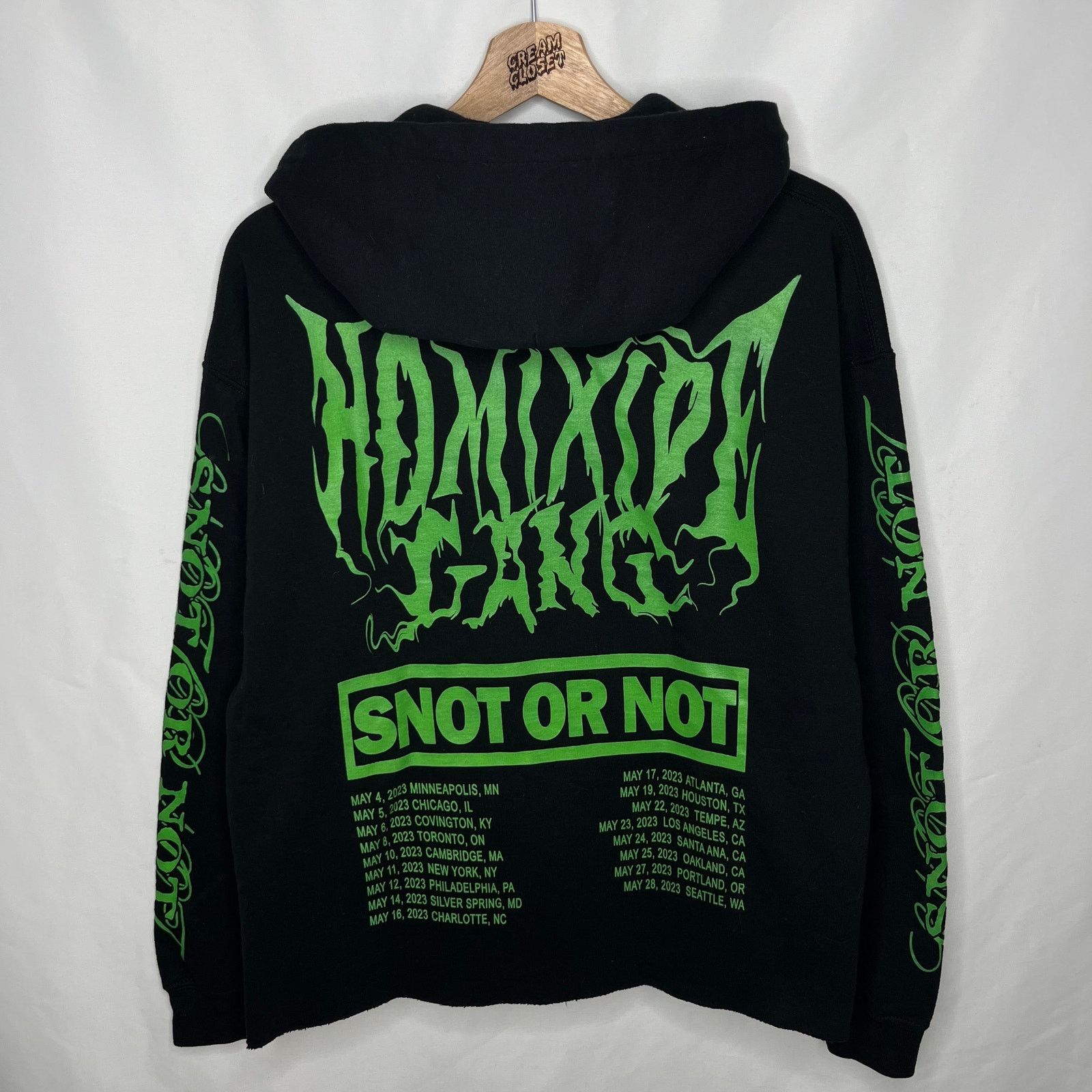 Playboi Carti Homixide Gang HXG YVL Opium Snot or Not Nuns Tour Merch Size US M / EU 48-50 / 2 - 3 Thumbnail