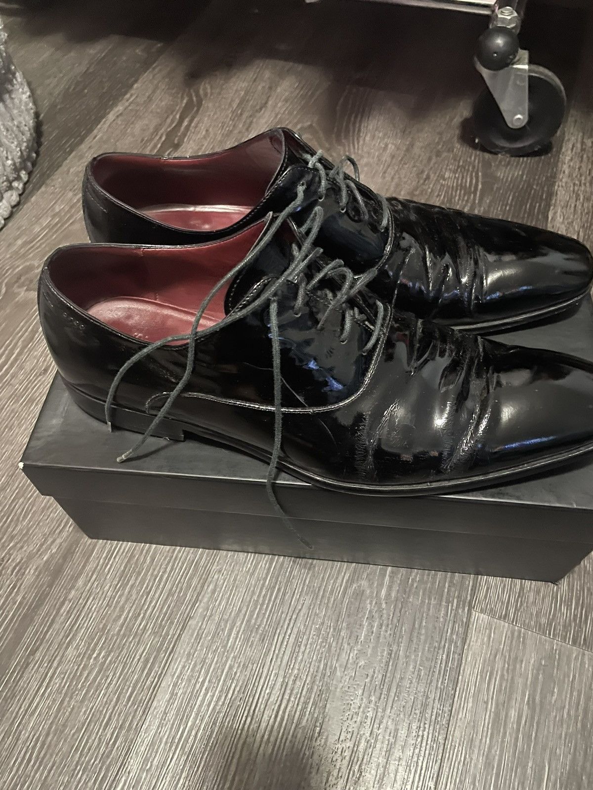 Hugo Boss Hugo Boss patent leather shoes Size US 12 / EU 45 - 2 Thumbnail