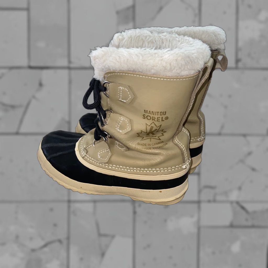 SOREL Sorel Manitou Canada Women's SZ US 7 UK 5 Rubber Leather Waterproof Snow Boots Size US 5 / IT 35 - 1 Thumbnail