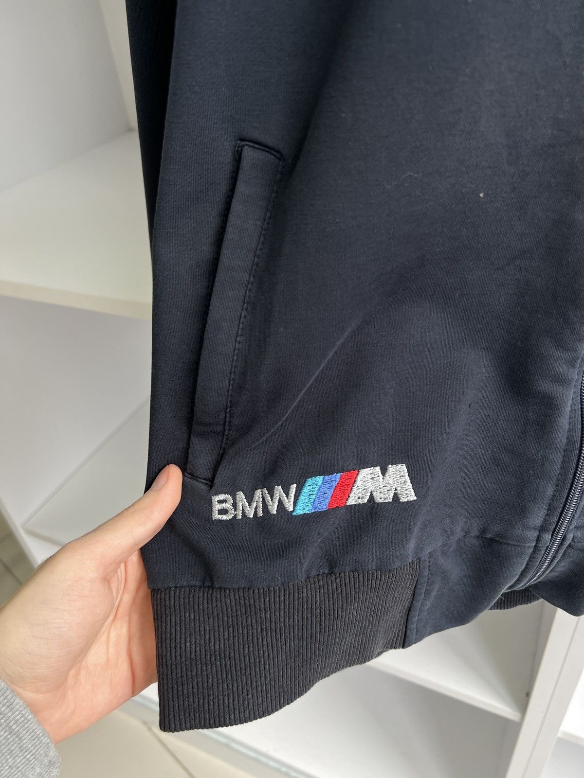 BMW × Vintage Vintage BMW Racing zip sweatshirt Size US L / EU 52-54 / 3 - 7 Thumbnail