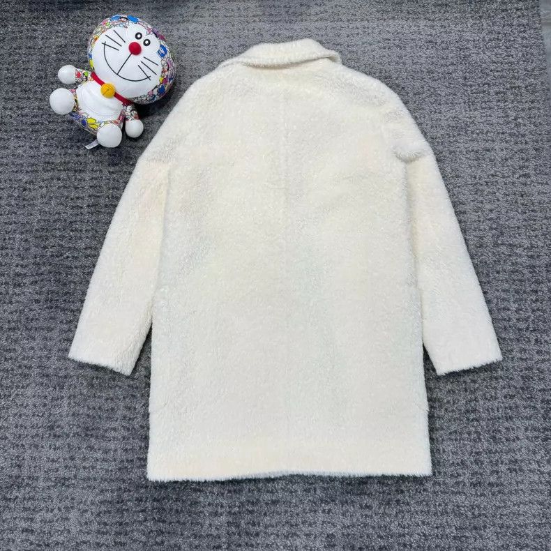 Max Mara Max Mara Studio Pure White Alpaca Size M / US 6-8 / IT 42-44 - 2 Thumbnail