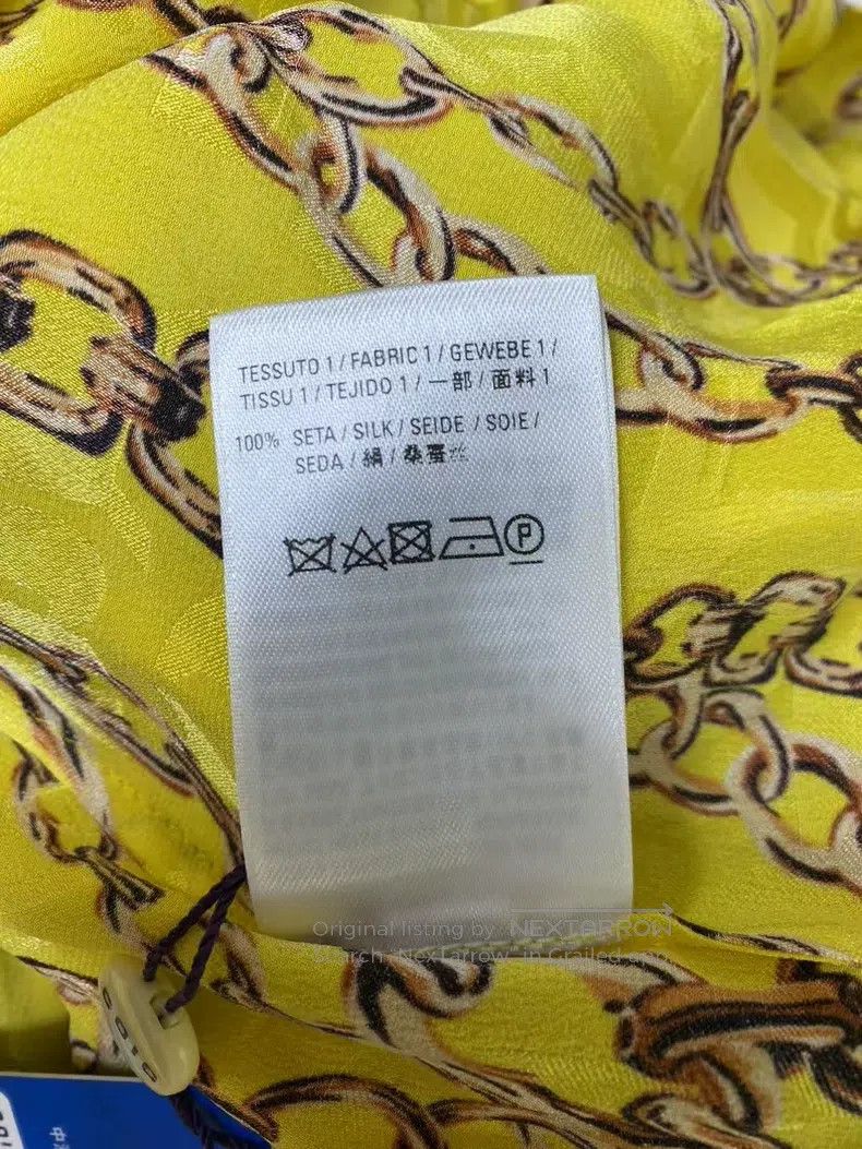 Balenciaga Balenciaga Mulberry Silk Chain Top Size XXS / US 00 / IT 34 - 8 Thumbnail