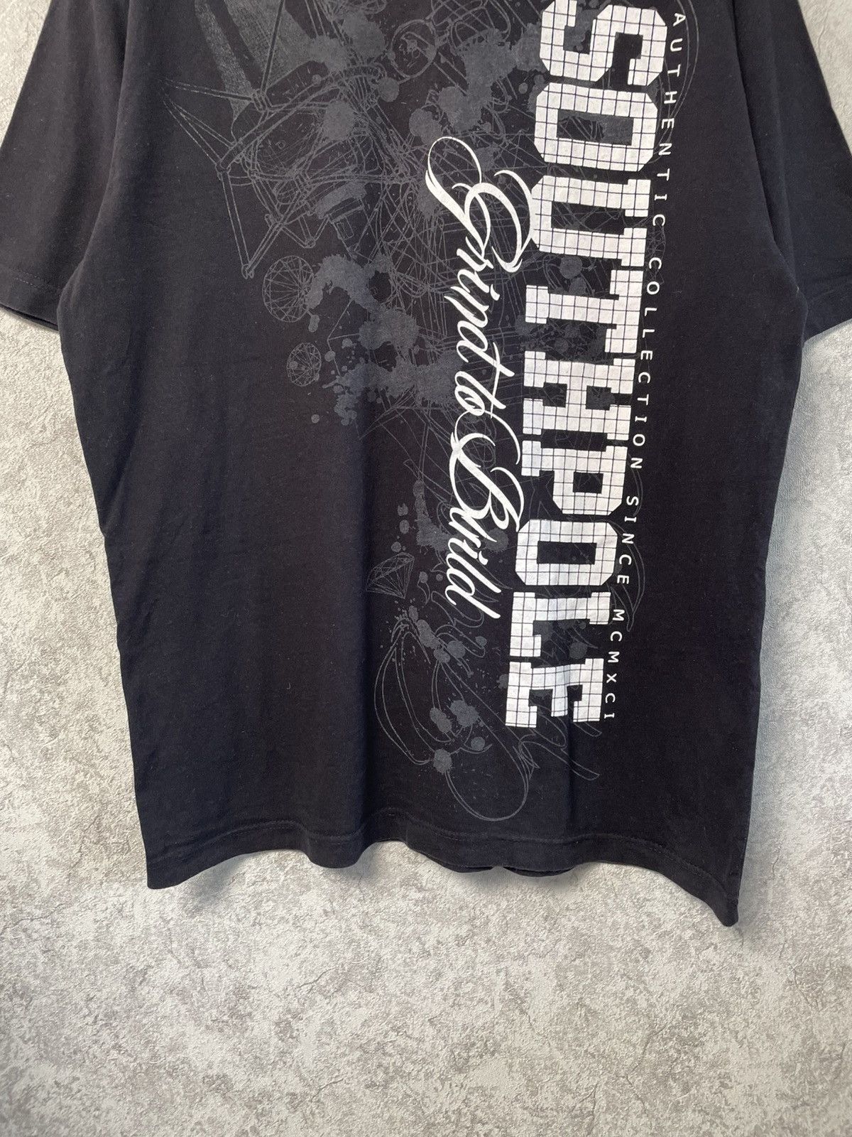 Southpole Vintage Southpole Grind To Build Rap T-Shirt Size US XL / EU 56 / 4 - 3 Thumbnail