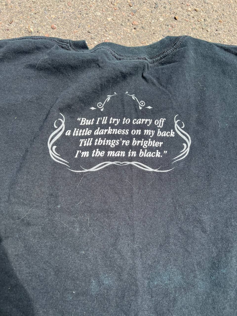 Band Tees × Vintage Vintage Johnny Cash The Man In Black 2004 T Shirt Size US L / EU 52-54 / 3 - 7 Thumbnail
