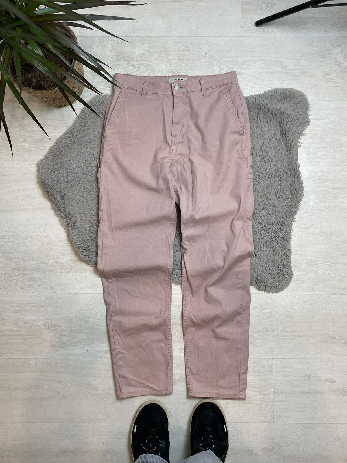 Carhartt × Vintage Carhartt Vintage Denim Jeans Double Knee Center Logo Y2k Size US 26 / EU 42 - 5 Thumbnail