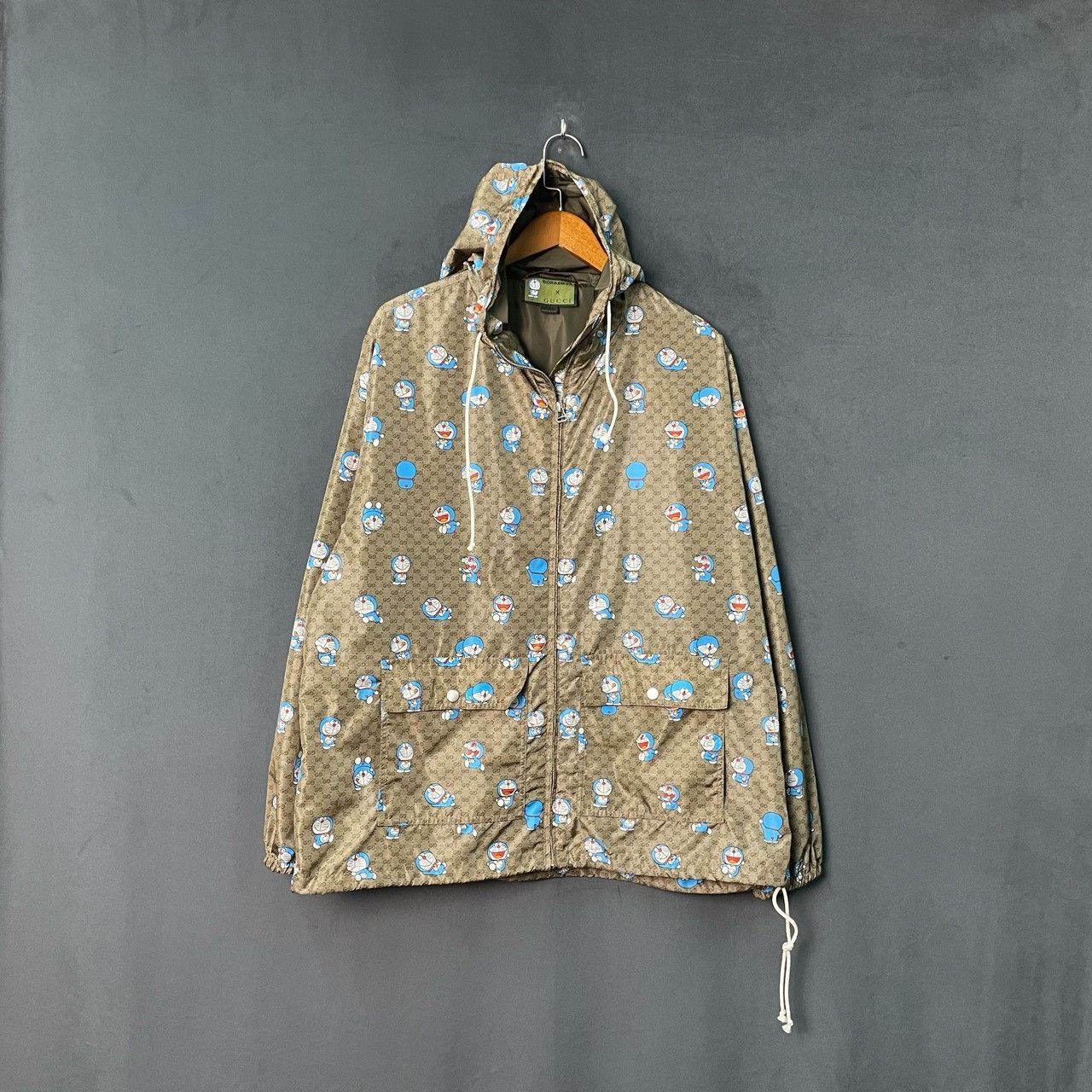 Gucci Gucci Brown full-print robot cat windbreaker jacket 2501-Ne Size US S / EU 44-46 / 1 - 1 Thumbnail