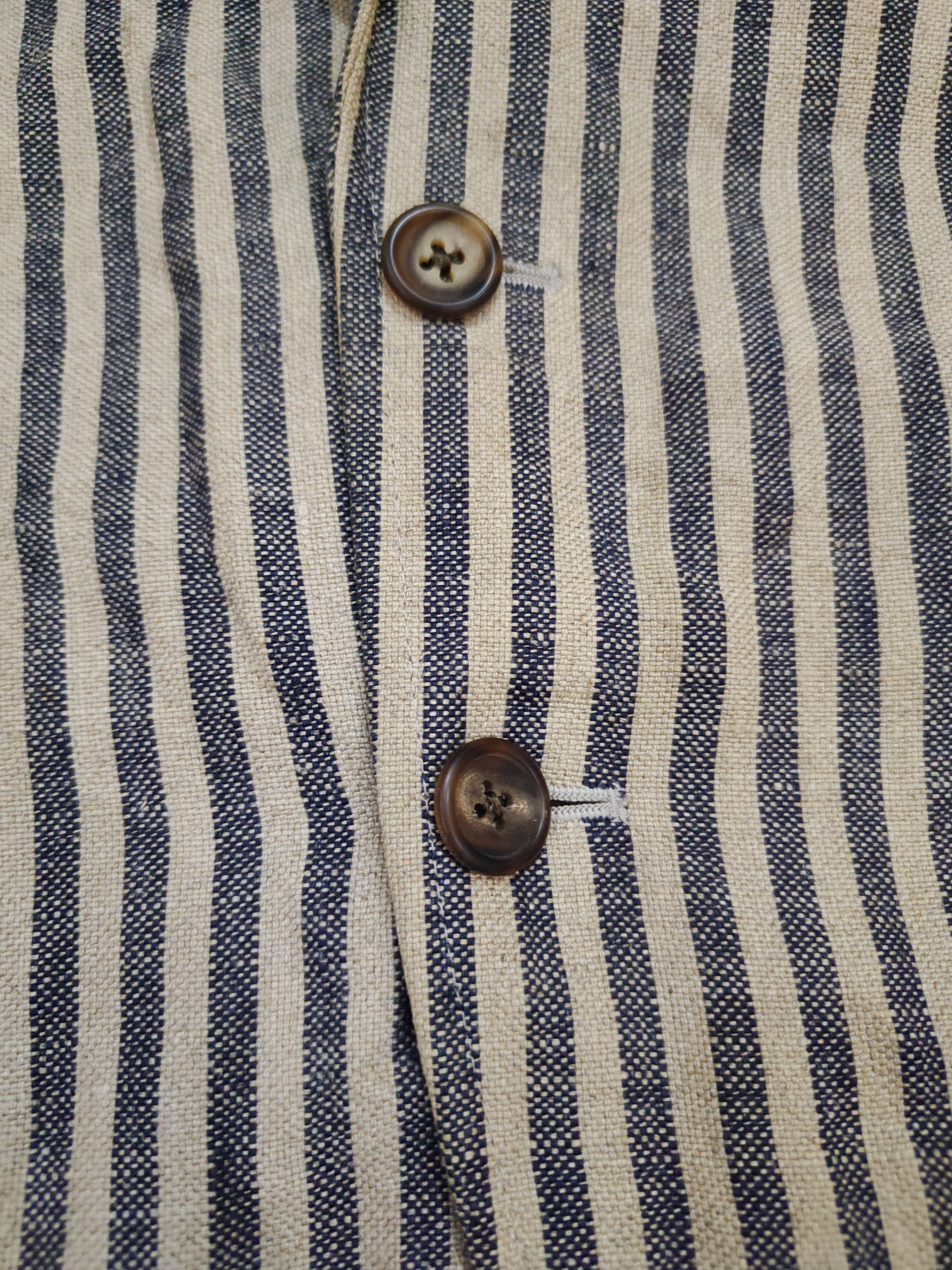 Polo Ralph Lauren Polo Ralph Lauren Canvas Stripe Blazer Size 40S - 7 Thumbnail