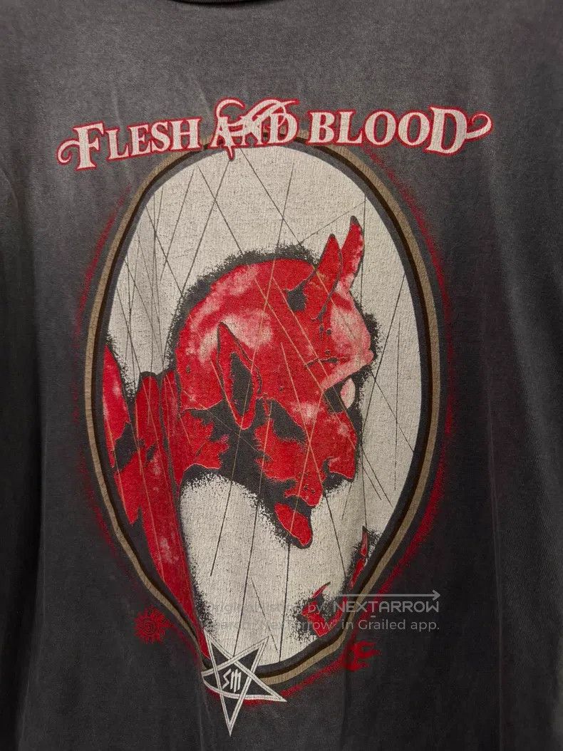 Saint Michael Saint Michael Devil's Son Washed Old Short Sleeve Size US XL / EU 56 / 4 - 2 Thumbnail