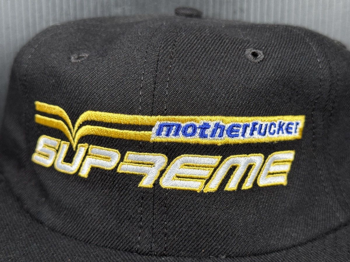Supreme SUPREME SS19 MOTHERFUCKER 6-PANEL CAP BLACK SNAPBACK HAT Size ONE SIZE - 2 Thumbnail