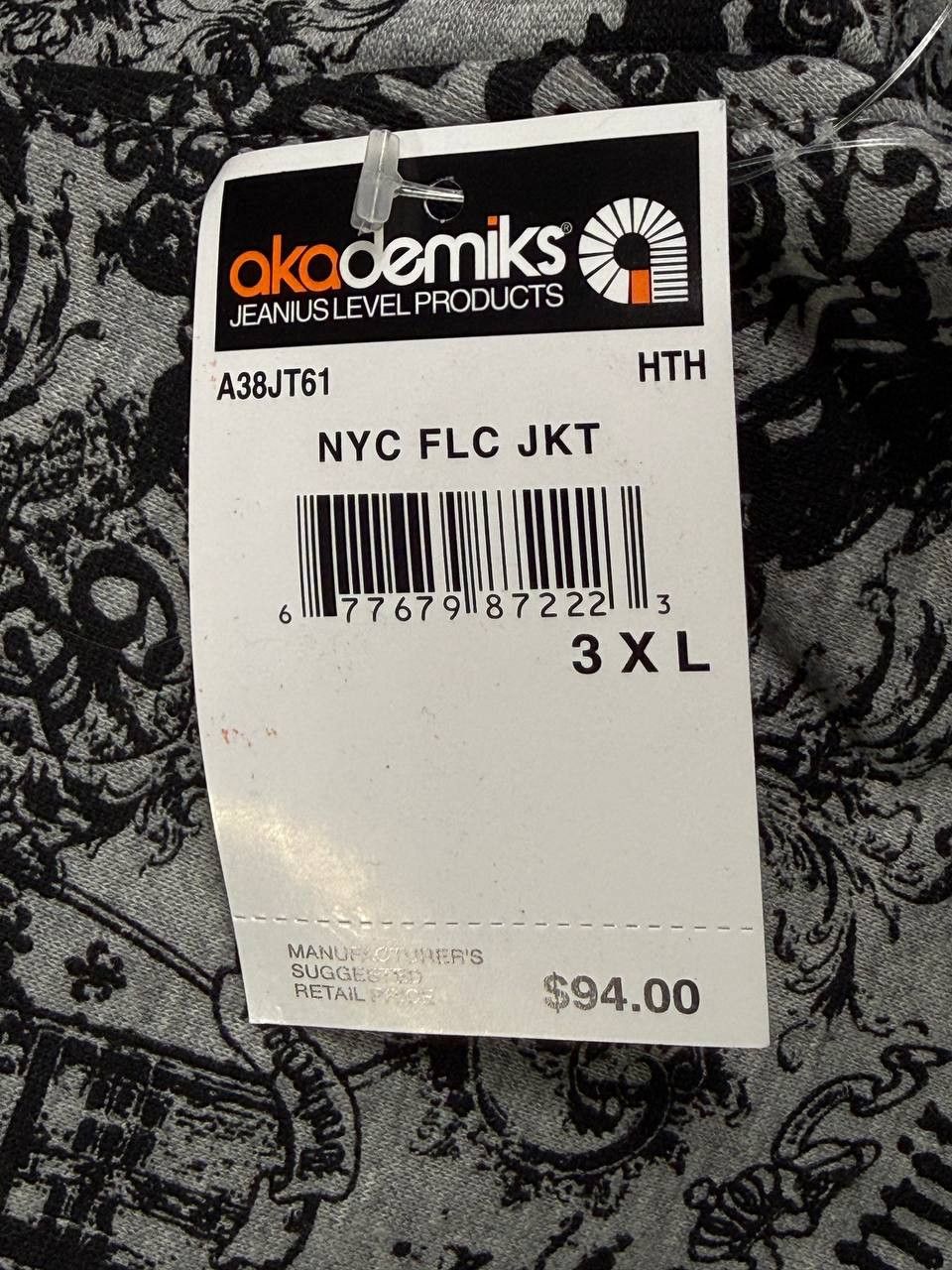 Akademiks Vintage Akademiks Y2K Gothic All Over Print Hoodie Hip Hop Size US XXL / EU 58 / 5 - 10 Thumbnail