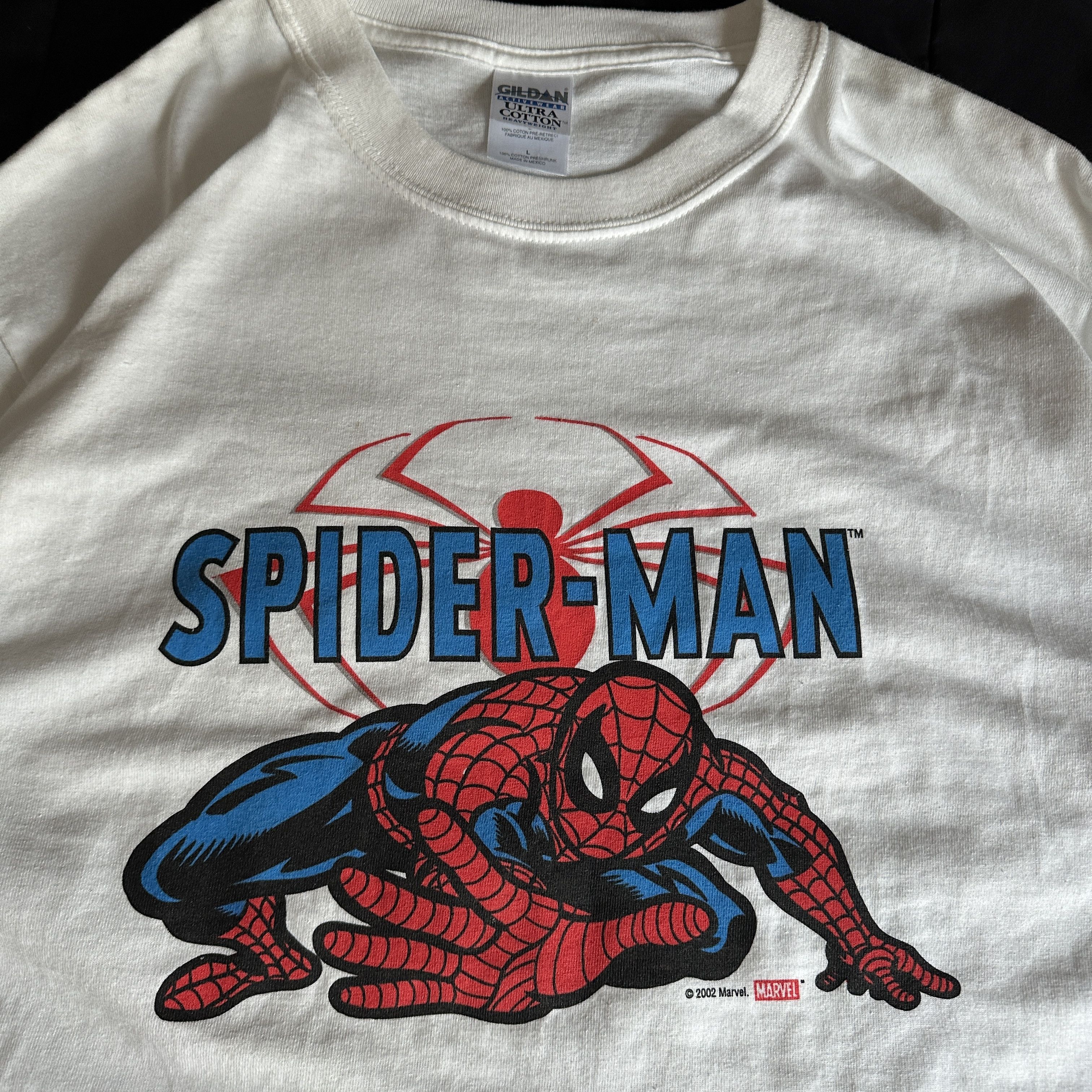 Marvel Comics × Vintage Vintage 2002 - Spider Man Marvel Comic Brachs Promo Tees Size US L / EU 52-54 / 3 - 4 Thumbnail