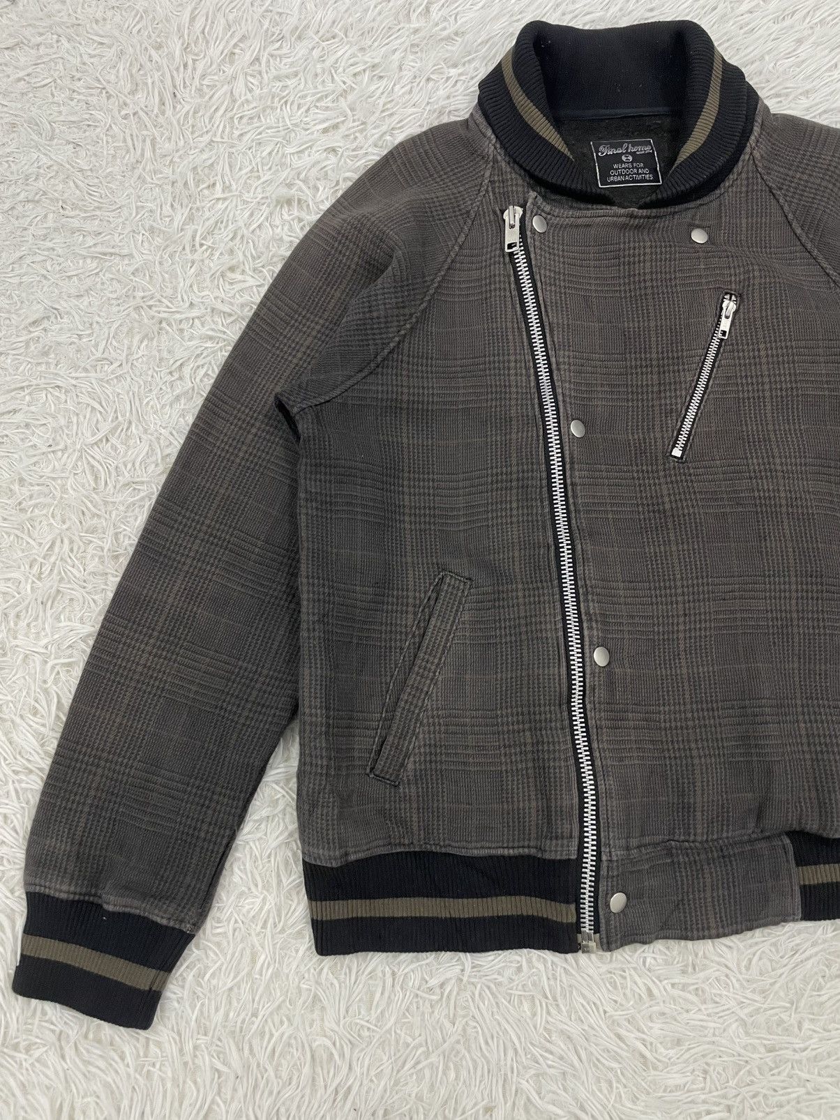 Final Home Vintage Final Home Asymmetrical Plaid Jacket Size US M / EU 48-50 / 2 - 3 Thumbnail