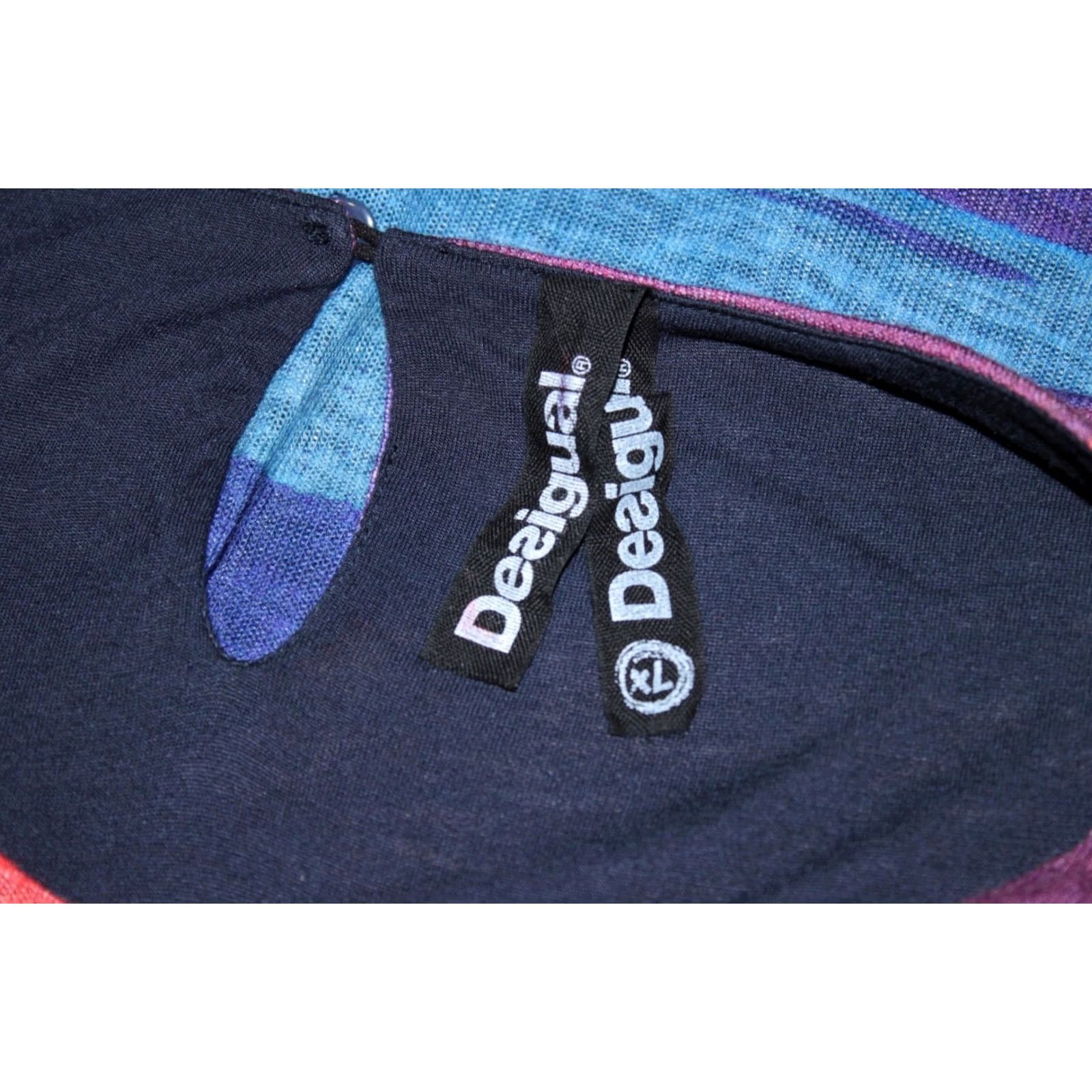 Desigual Desigual XL Womens Dress A-Line Short Multicoloured Dress Womens XL Size XL / US 12-14 / IT 48-50 - 5 Thumbnail