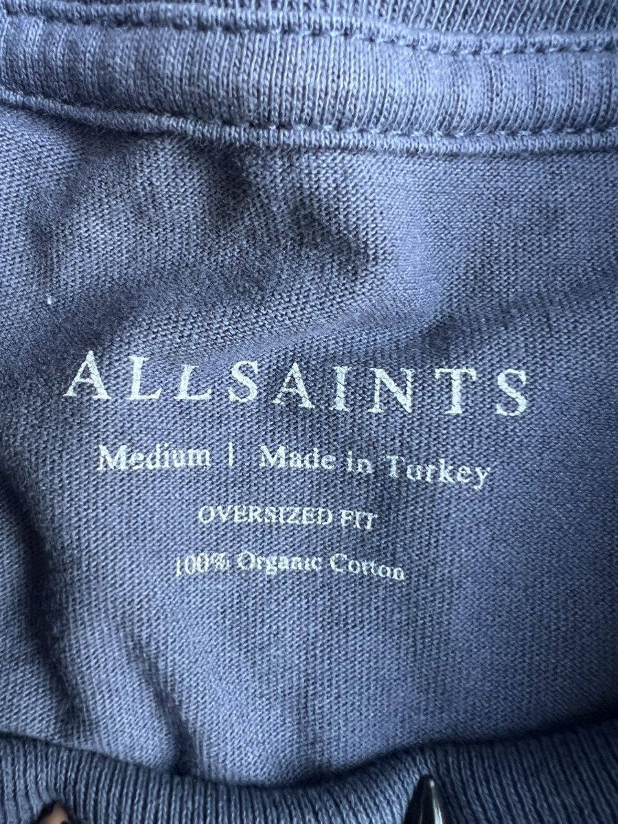 Allsaints REDACT OVERSIZED EMBROIDERED LOGO T-SHIRT Size US M / EU 48-50 / 2 - 3 Thumbnail