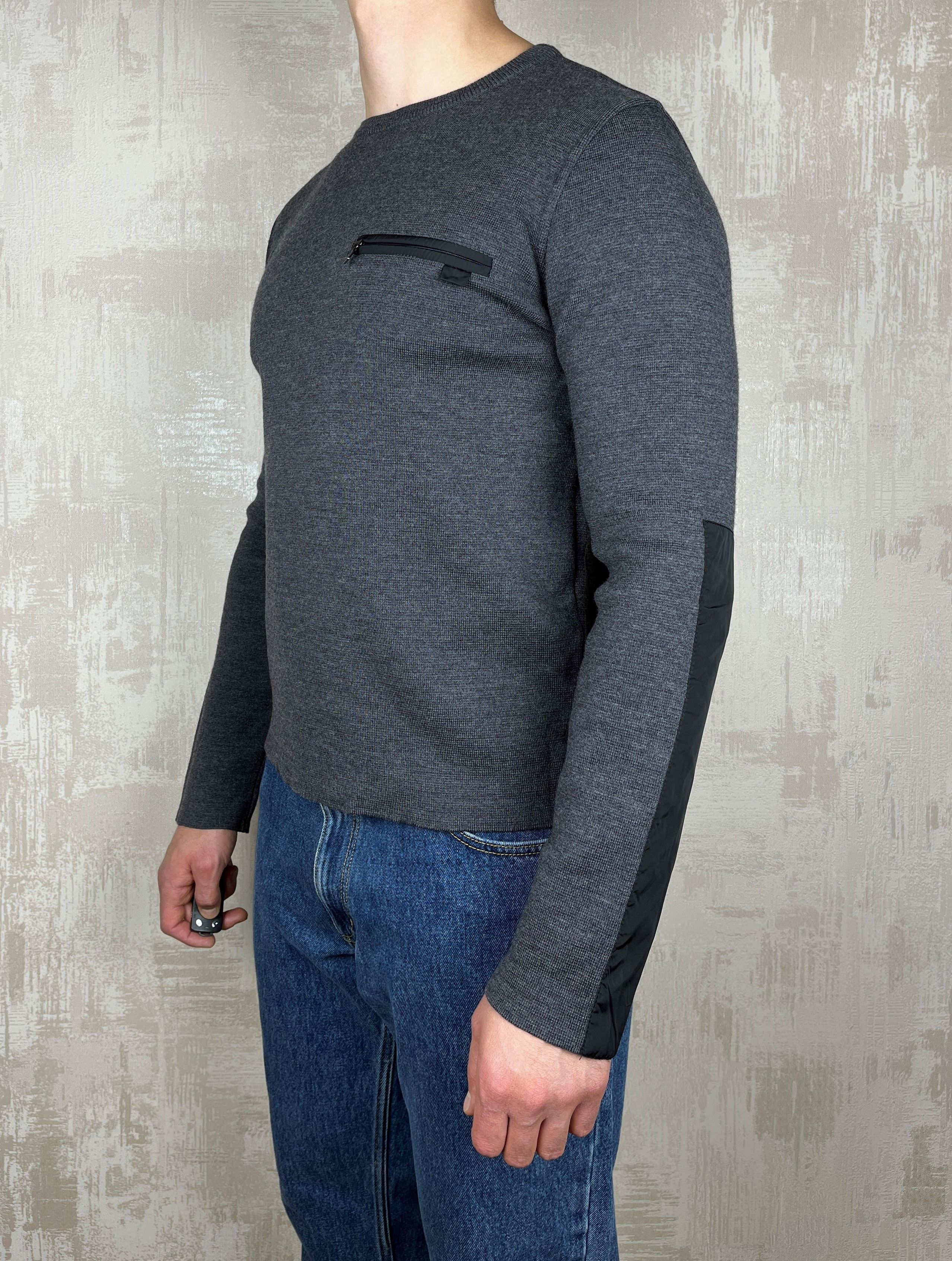 Prada 00's PRADA Milano Wool Nylon Crew Neck Sweater Size US M / EU 48-50 / 2 - 9 Thumbnail
