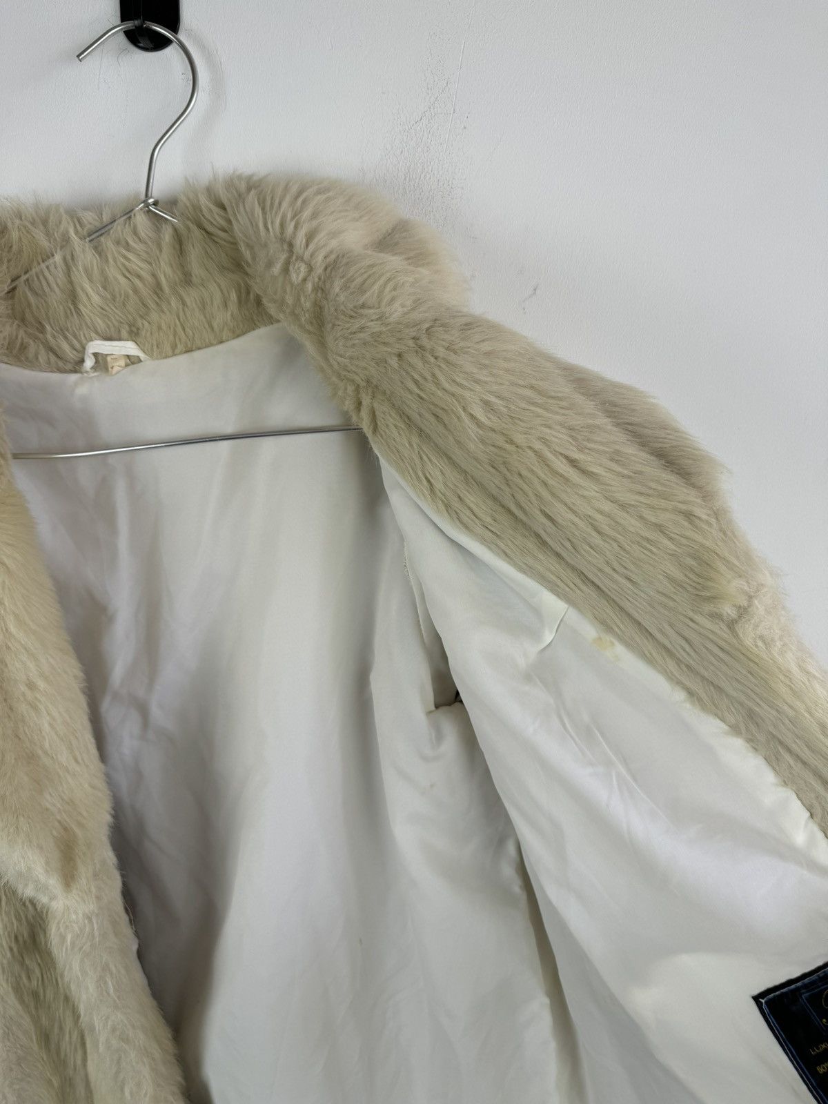 If Six Was Nine Vintage Rare Faux Fur y2K Style Coat Luxurious Simulated Fur Size M / US 6-8 / IT 42-44 - 6 Thumbnail