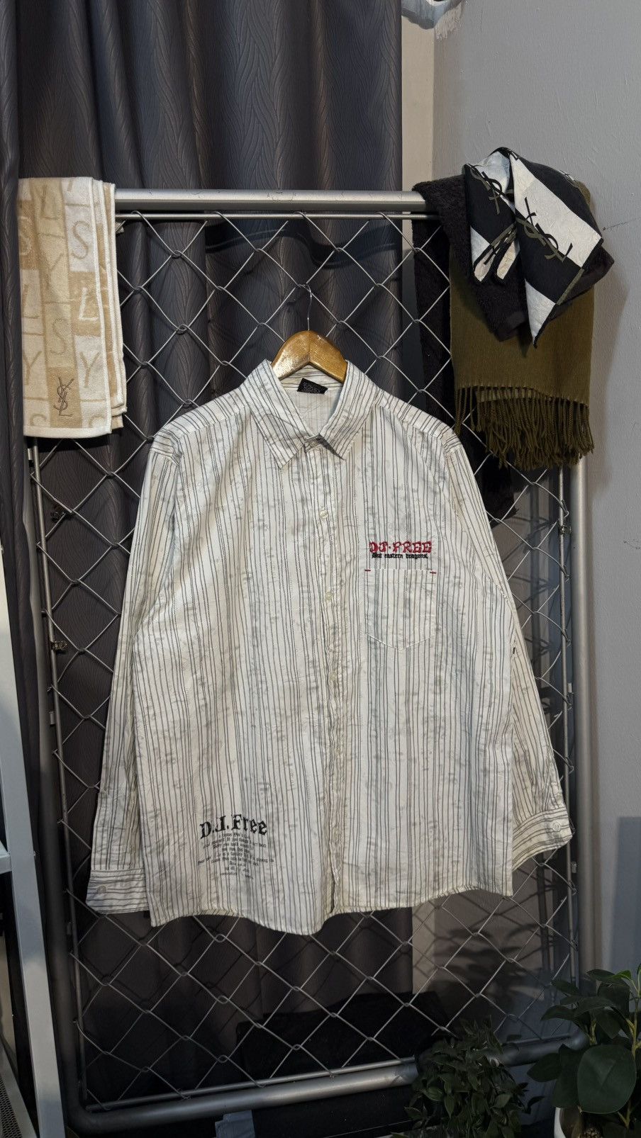 Vintage Y2K D.J FREE DRAGON AOP SHIRT Size US L / EU 52-54 / 3 - 3 Thumbnail