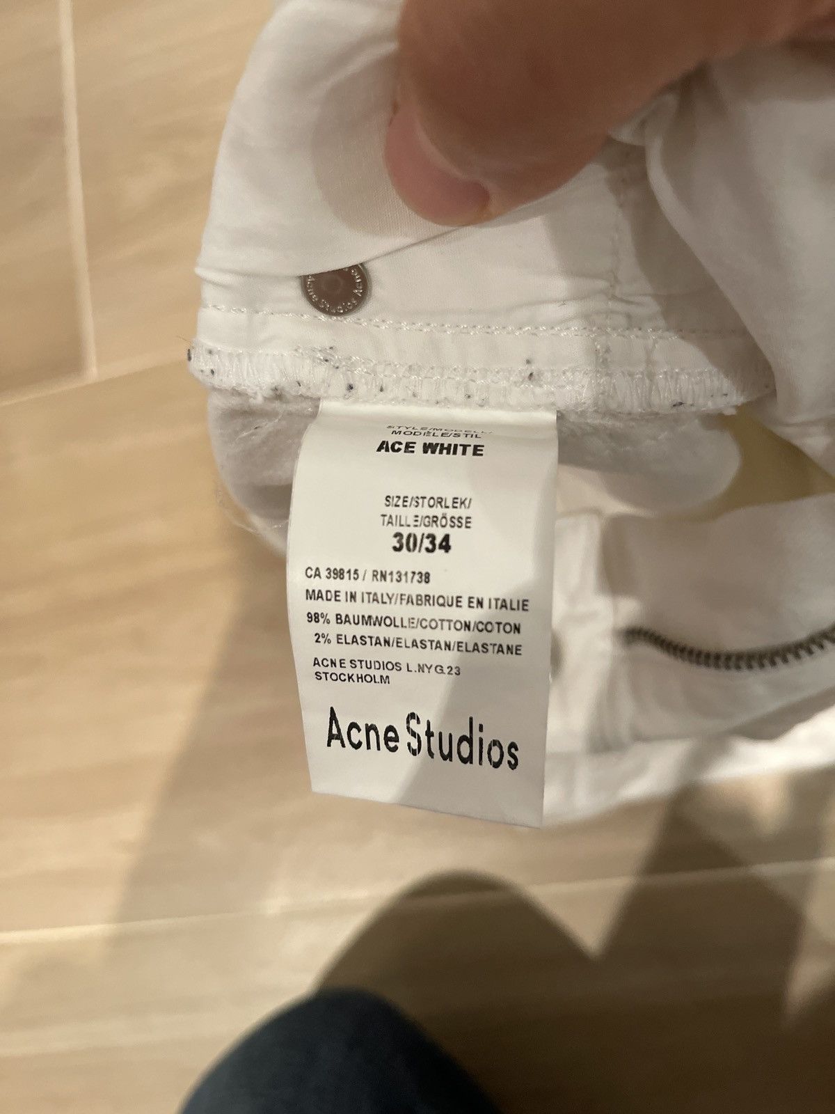 Acne Studios Acne Studios white jeans Size US 30 / EU 46 - 5 Thumbnail