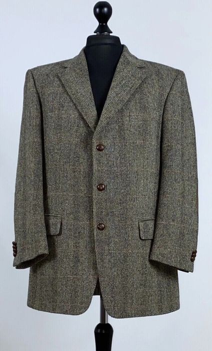 Harris Tweed Harris Tweed Mario Barutti Wool Jacket Blazer Size 52 ...