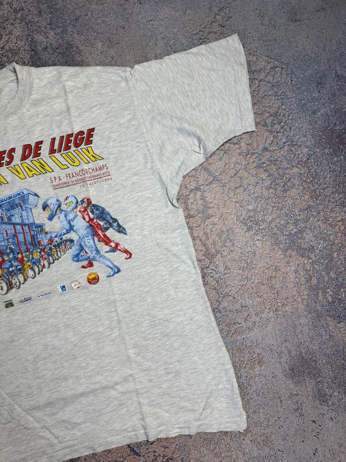 Vintage Vintage Racing 1996 t-shirt Honda Suzuki Size US XXL / EU 58 / 5 - 6 Thumbnail