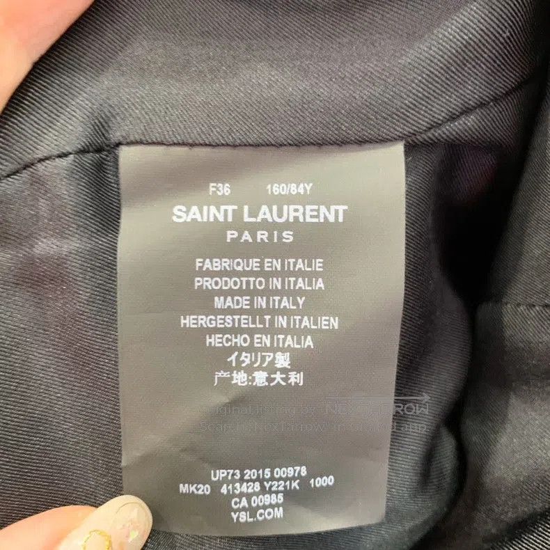 Saint Laurent Paris Saint Laurent Paris Black Court Style Jacket Size XS / US 0-2 / IT 36-38 - 4 Thumbnail