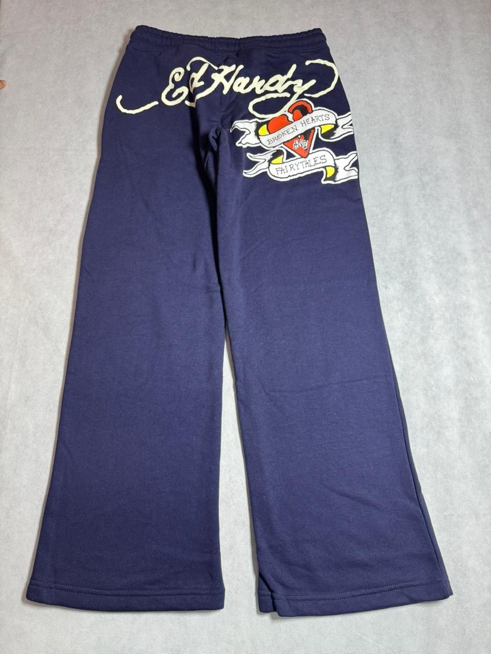 Ed Hardy Ed Hardy Women’s Navy Blue Trouser (Unworn) Size 30" / US 8 / IT 44 - 2 Thumbnail