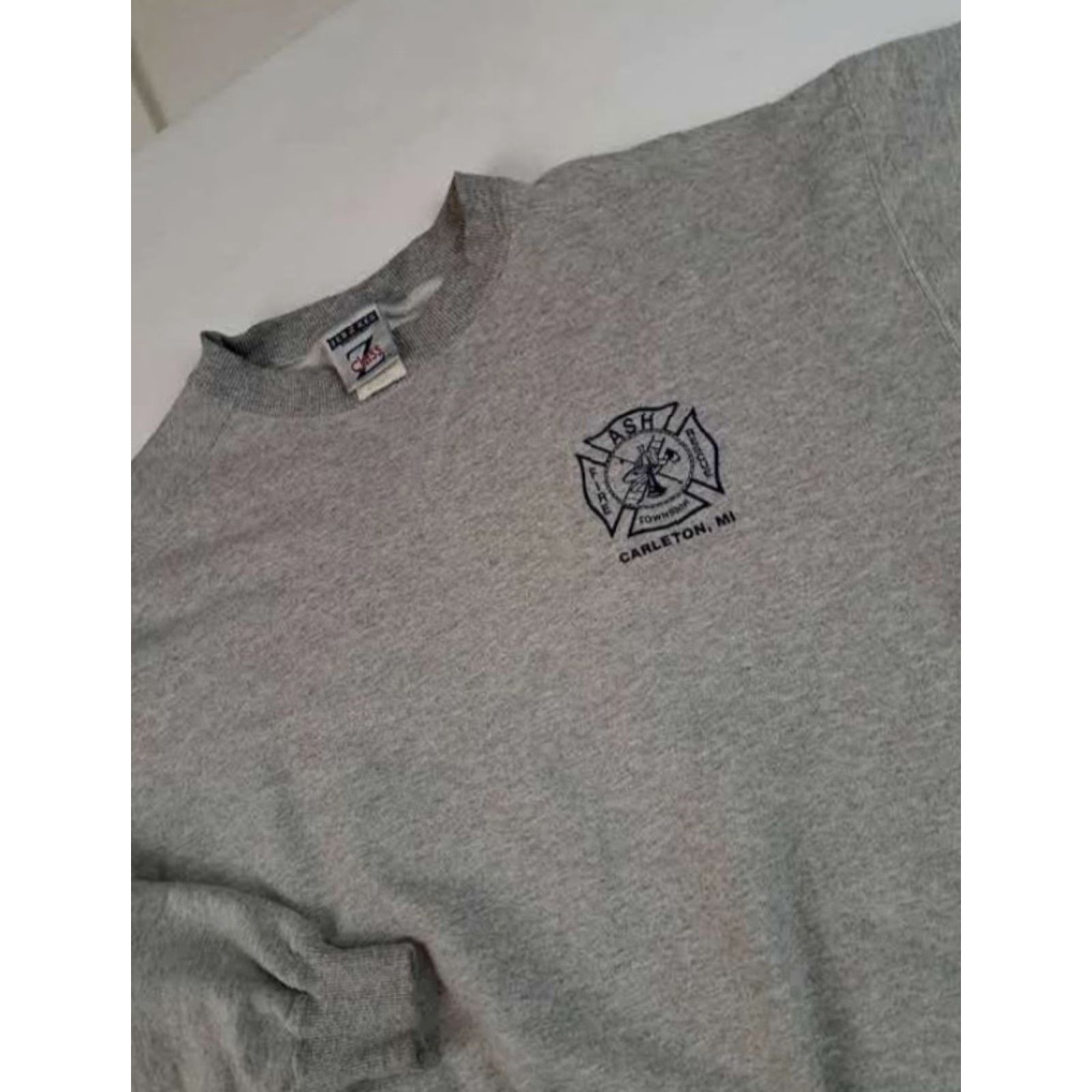 Jerzees Ash Township Fire and Rescue Large Grey Sweatshirt Jerzees L Men Pullover Golf Style? Size US L / EU 52-54 / 3 - 4 Thumbnail