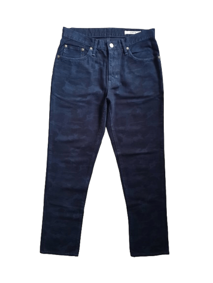Japanese Brand 🔥Edwin dark blue camo army color jeans Size US 30 / EU 46 - 1 Thumbnail