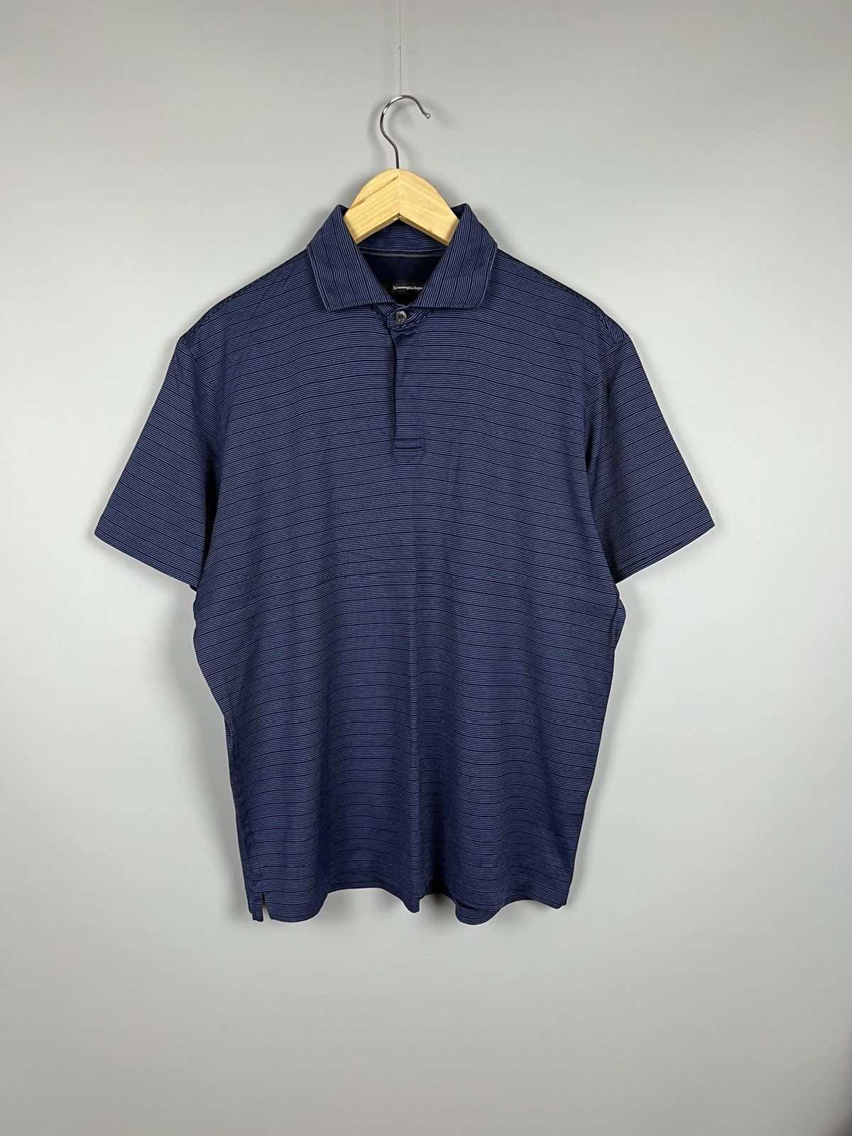 Ermenegildo Zegna (L) Rare Ermenegildo Zegna Polo Shirt stripe Size US L / EU 52-54 / 3 - 1 Thumbnail