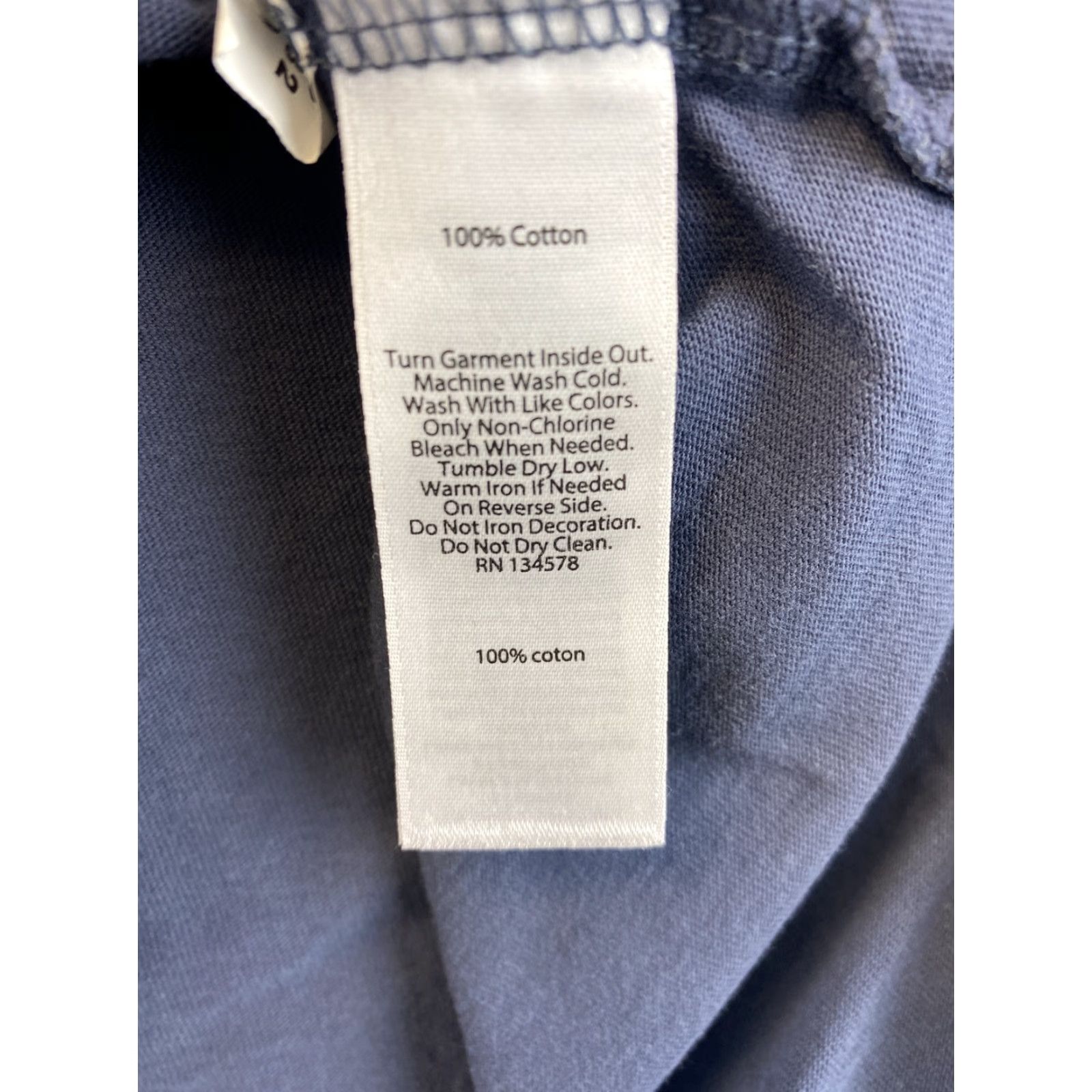 Vineyard Vines Vineyard Vines T Shirt Men Long Sleeve Blue Gray S / 90-54 | Whale Logo | Crew Neck | Cotton Knit | Pockets | Regular Fit Size US S / EU 44-46 / 1 - 7 Thumbnail