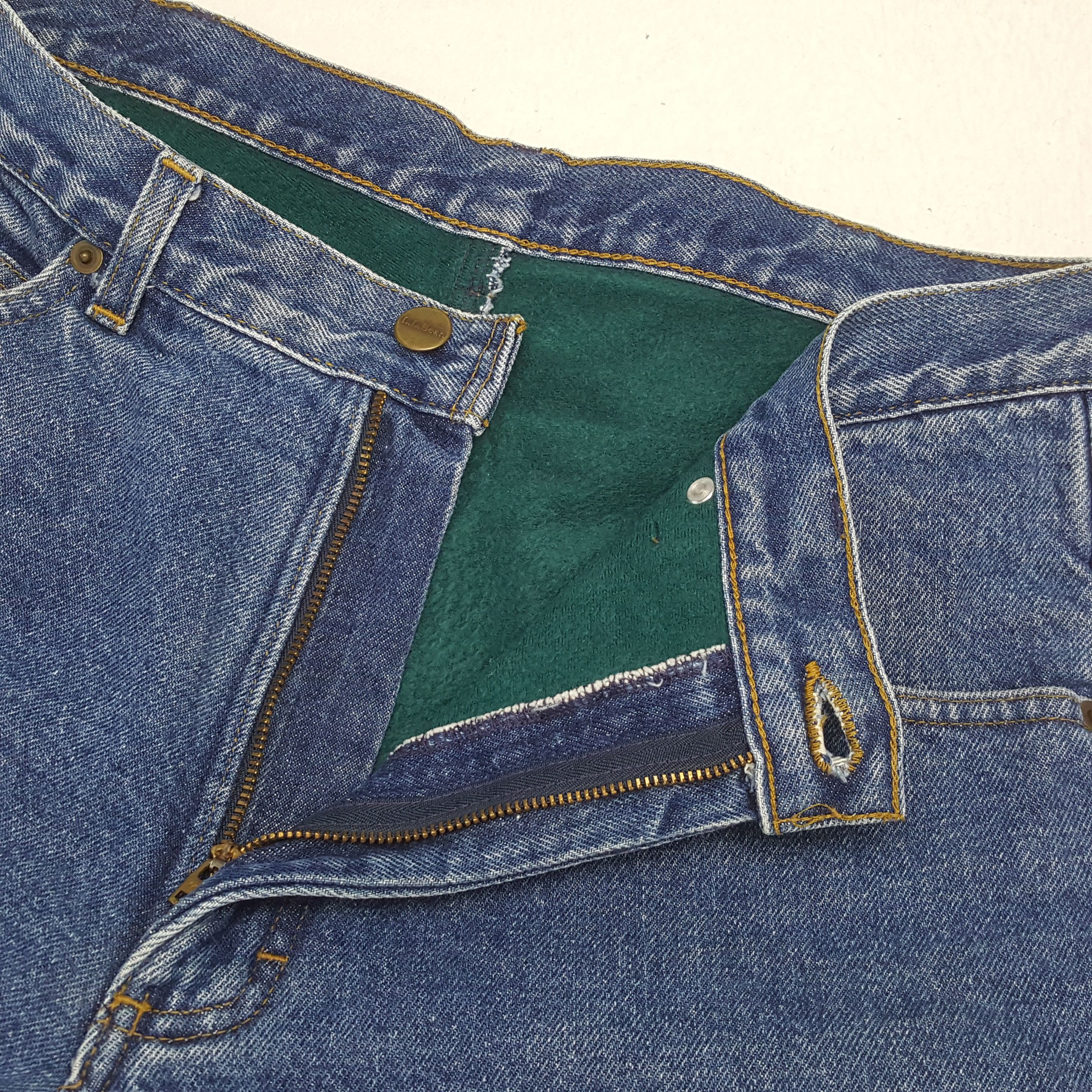 L.L. Bean × Vintage Vintage L.L. BEAN Streetwear Skateboard Style Denim Jean Size US 33 - 12 Thumbnail