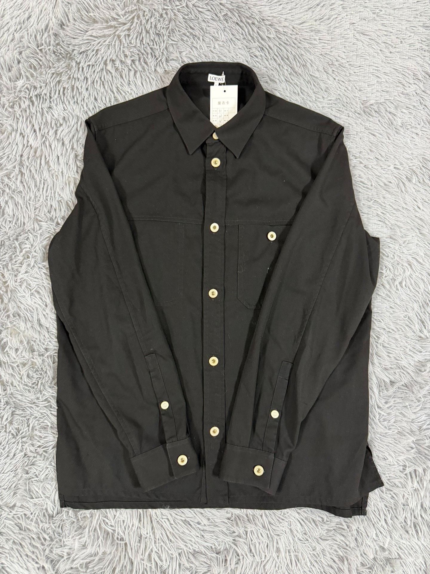Loewe Loewe Black Shirt m Men Size US M / EU 48-50 / 2 - 1 Thumbnail