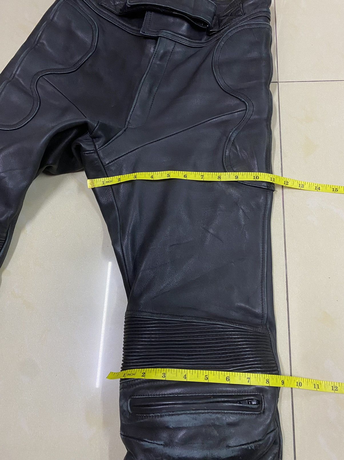 Leather Vintage Nankai Japan Racing Leather Pants Size US 30 / EU 46 - 13 Thumbnail