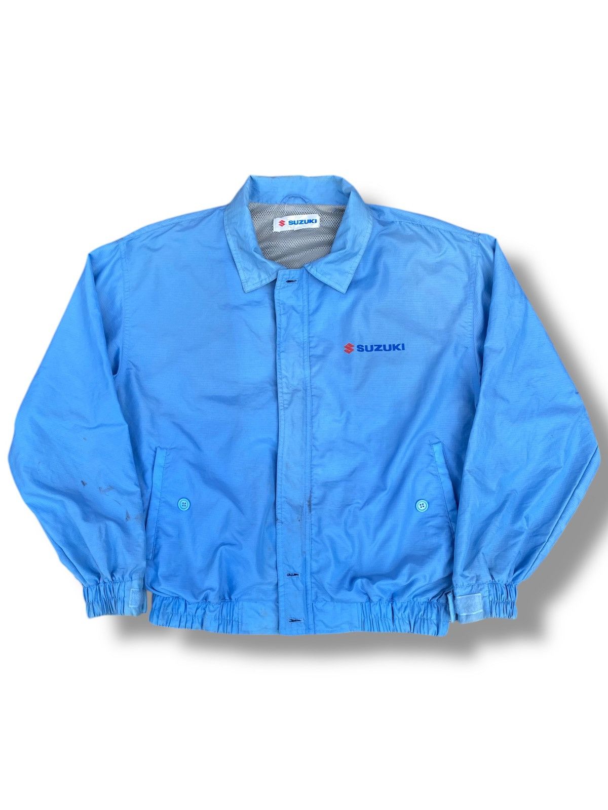 Sports Specialties × Vintage Vintage 90s Suzuki Alto Full Zipper Light Jacket. #E10 Size US L / EU 52-54 / 3 - 1 Thumbnail