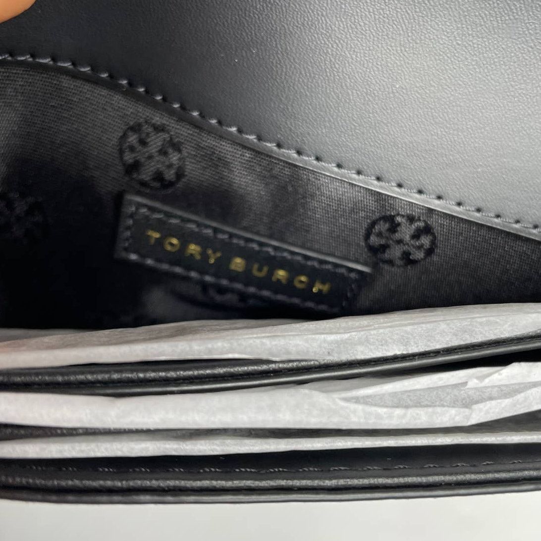 Tory Burch Tory Burch Savannah Quilted Smooth Clutch Crossbody Bag Size ONE SIZE - 6 Thumbnail