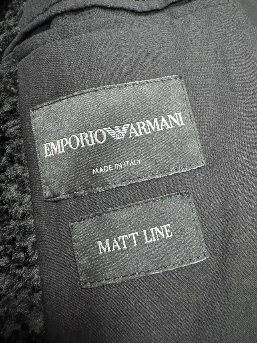 Emporio Armani AW2010 Emporio Armani Faux Fur Horizontal Zip Black Jacket Size US M / EU 48-50 / 2 - 8 Thumbnail