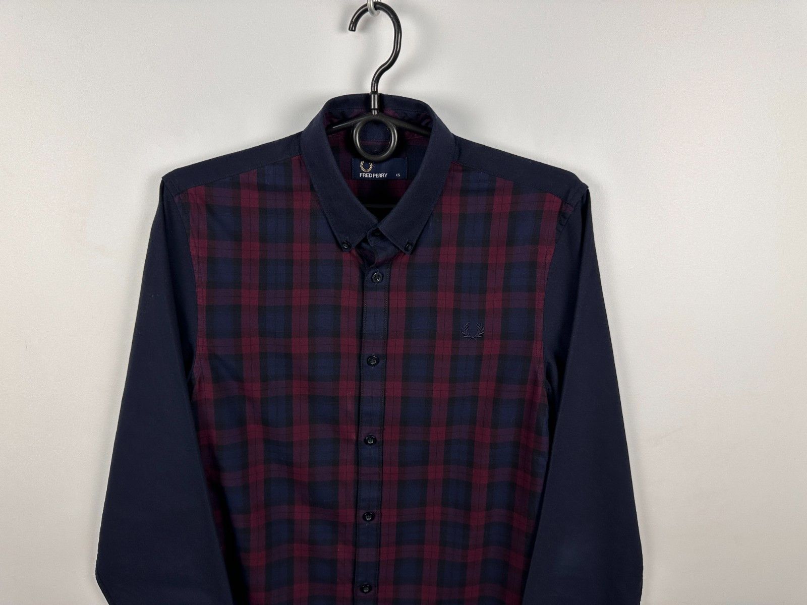 Fred Perry Fred Perry Mens Shirt Button Down Long Sleeve Check Size XS Size US XS / EU 42 / 0 - 3 Thumbnail