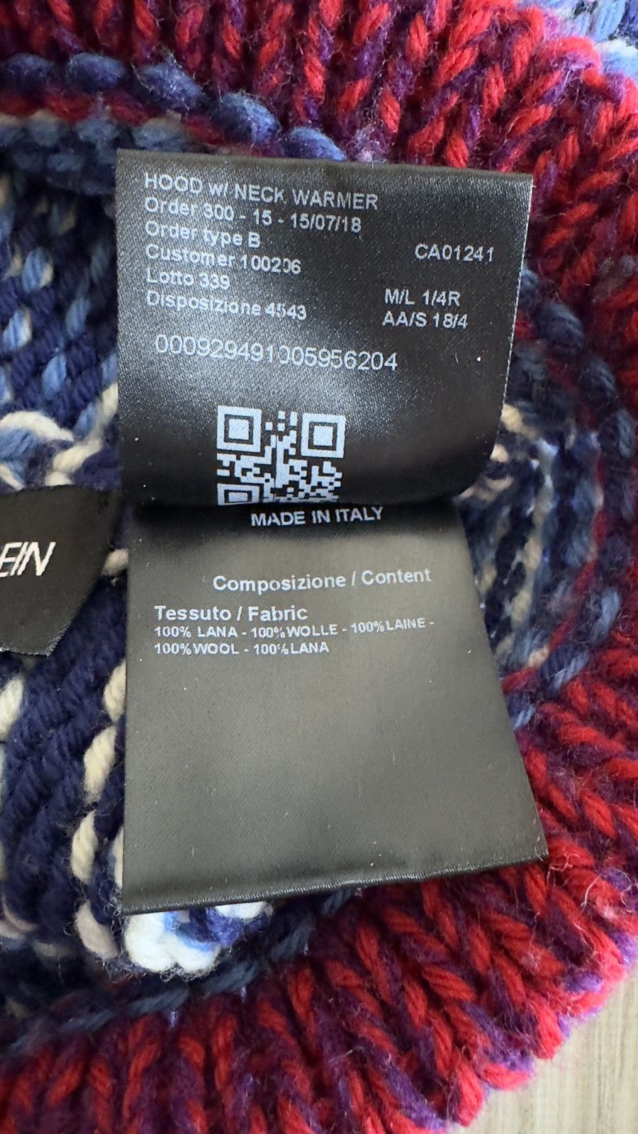 Calvin Klein 205W39NYC × Raf Simons Calvin Klein 205w39nyc x RAF Simon’s Red & Blue Orginal Size ONE SIZE - 7 Thumbnail