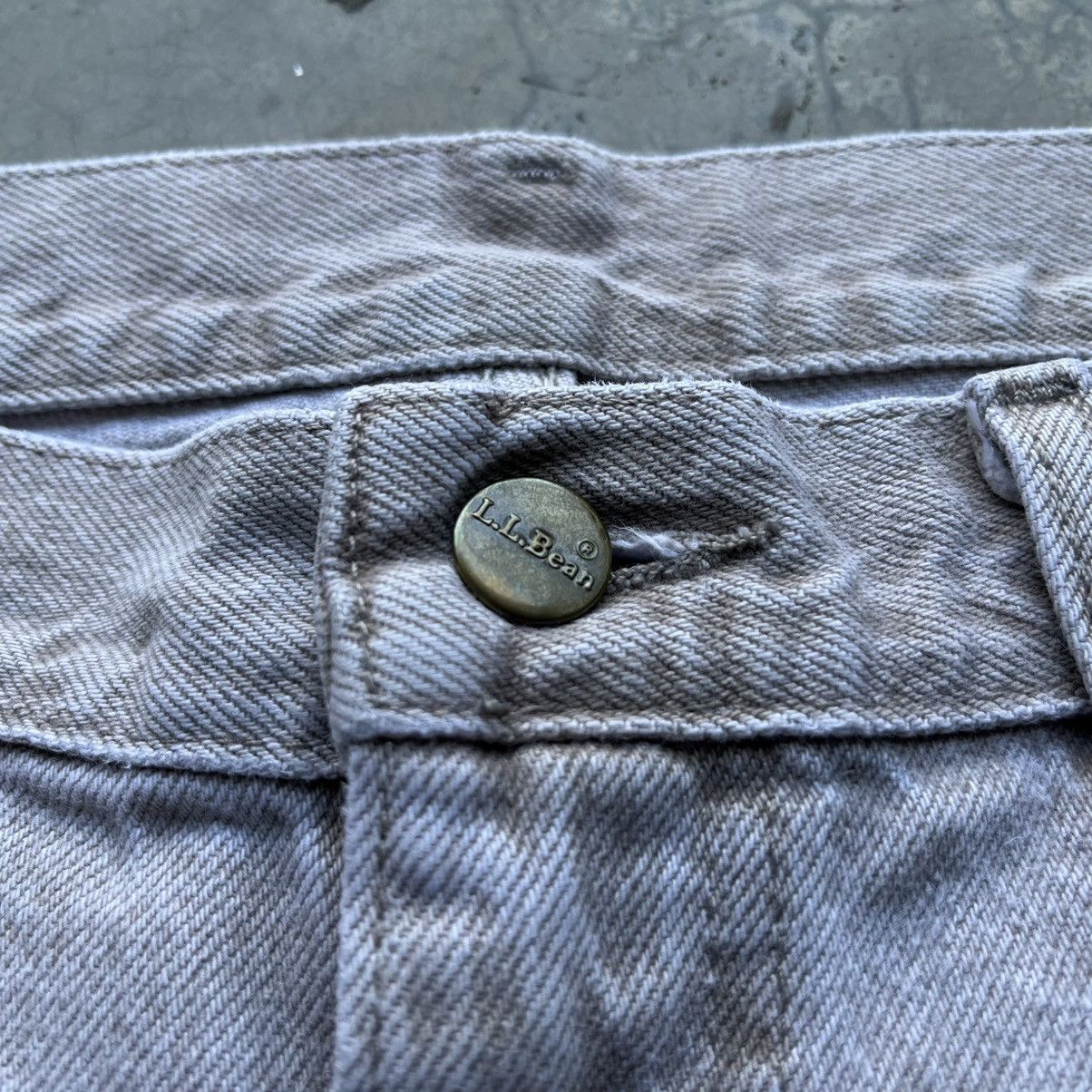 L.L. Bean 90s LL Bean Usa Tapered Denim Jeans Size 35x34 Size US 35 - 9 Thumbnail