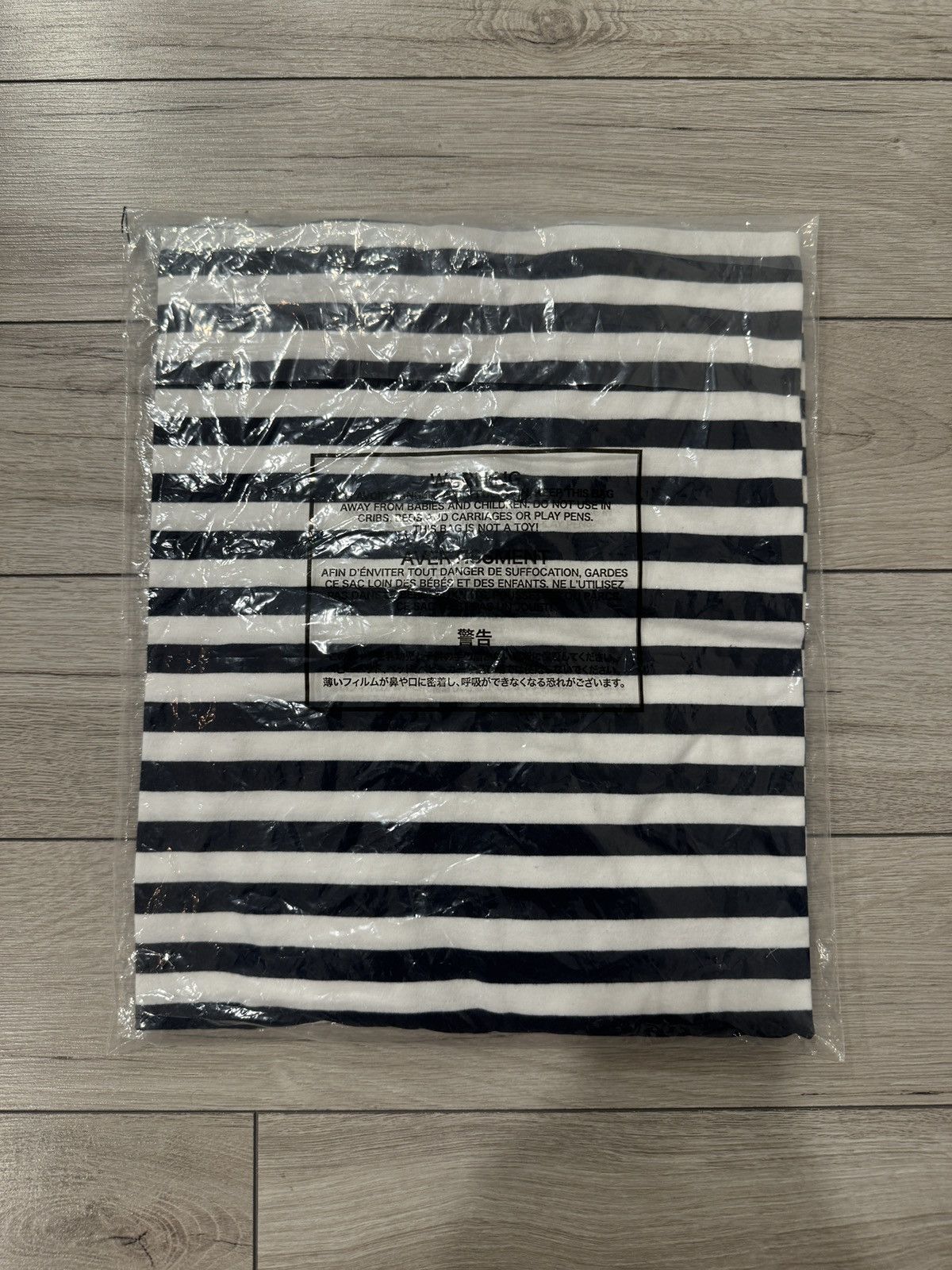 October's Very Own Navy/White OVO Striped T-Shirt Size US L / EU 52-54 / 3 - 3 Thumbnail