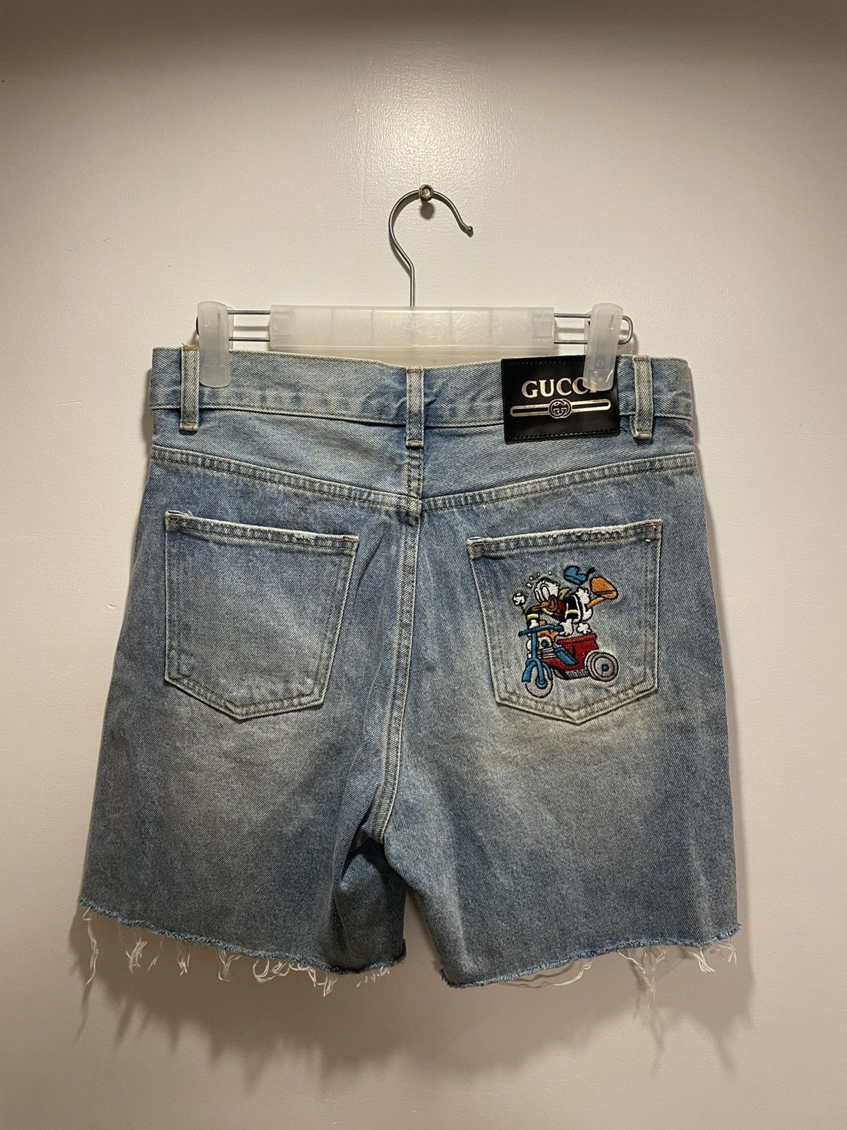 Gucci GUCCI X Disney Eco Denim Cut off Shorts Size 29" - 4 Thumbnail